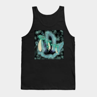 Glowing Mushrooms and Crystals Tank Top